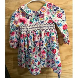 Girl's Marmellata Dress Boutique 6 Smocked Floral